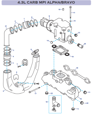 4.3L CARB MPI ALPHA/BRAVO