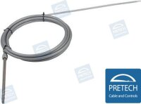 KABEL LENKUNG INOX 8 PIES = 2,44 M.