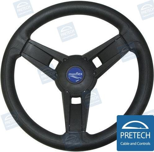 LENKRAD OVERMOLDED SCHWARZ - 350 MM