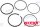 KOLBENRING SET  V6 A 0.30