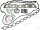 UPPER GASKET SET VOLVO D3-D/-E