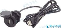 12VDC USB 2.0 PORT W/ EXT CABLE