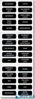 HINTERGRUND ETIKETTE SCHWARZ 36 X 11MM