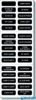 SATZ  ETIKETT DC 120P