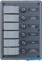 PANEL 6 SCHALTERE VERTICAL