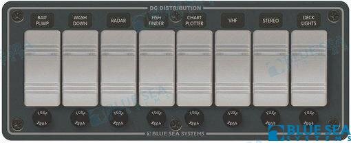 PANEL 8 SCHALTER HORIZONTAL