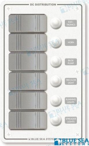PANEL WP 6 SCHALTER VERTICAL