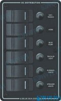 PANEL WP 6 SCHALTER VERTIKAL SCHWARZ