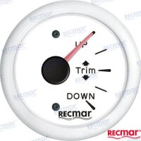TRIMANZEIGE 160-10º WEISS