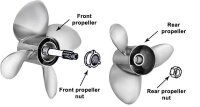 EDELSTAHLPROPELLER BRAVO III 13 3/4X27 R