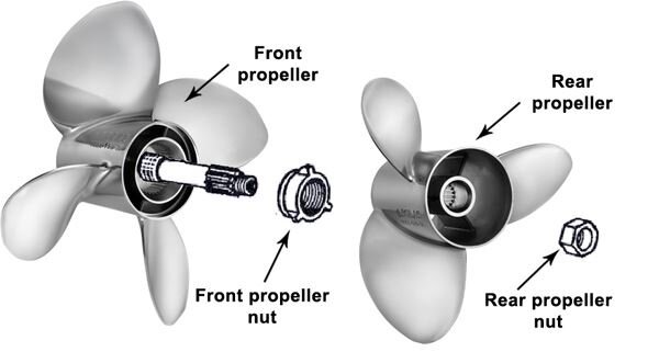 EDELSTAHLPROPELLER BRAVO III 15X27 LINKS