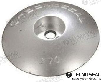 SINGLE ANODE RUDDER 70 MM