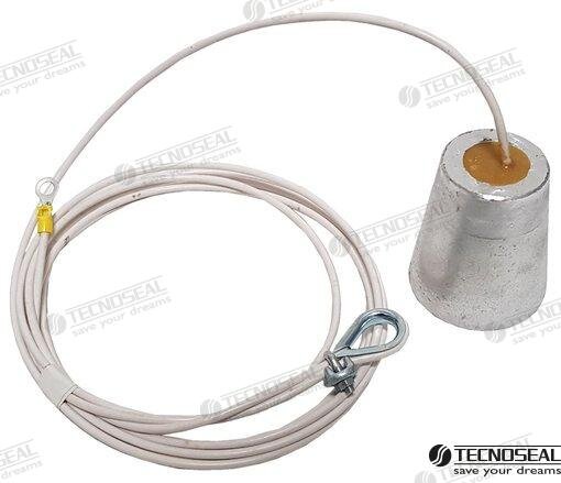 ALUMINIUMANODE MIT KABEL