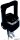 DUAL TOP MOUNT CONSOL BLACK T&T