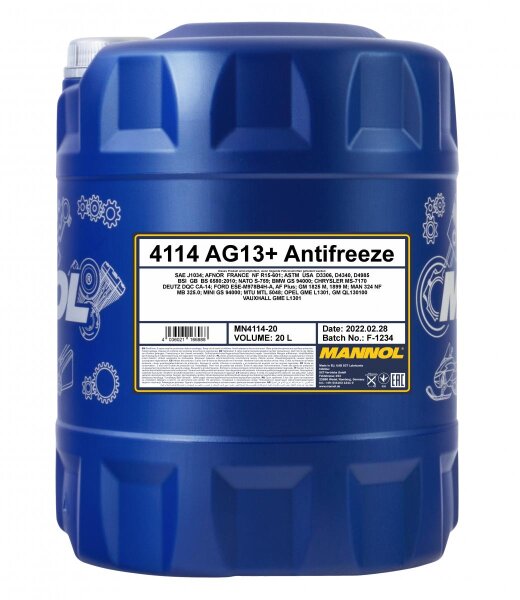 MN AG13+ Antifreeze gelb   Konzentrat