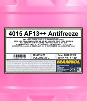 MN AF13++ Antifreeze (-40°C) rot   Fertiggemisch