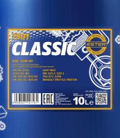 CLASSIC HC Synthese engine oil SAE 10W-40 (10L)