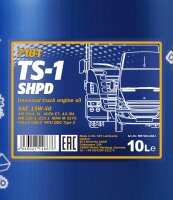 TS-1 SHPD SAE 15W-40 (10L)
