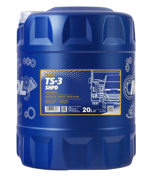 TS-3 SHPD SAE 10W-40 (20L)
