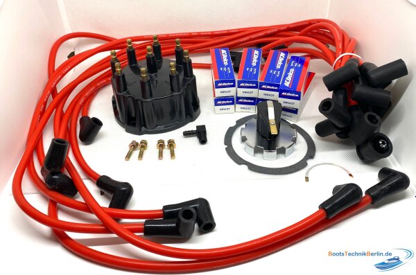 Zündkabel Verteilerkappe Zündkerzen MerCruiser V8 Thunderbolt MR43T MR43LTS