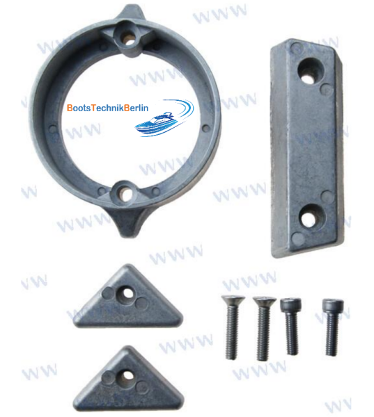 ZINKANODE Set für Volvo Penta 290DP