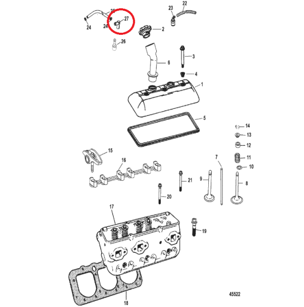 Fitting (Kurbelgehäuseentlüftung)