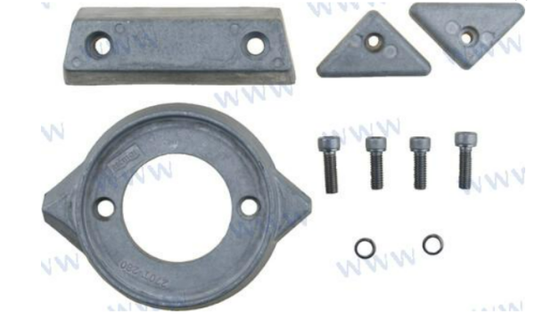 ZINKANODE Set für Volvo Penta 290SP Single Prop