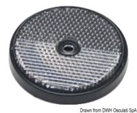 Rückstrahler, weiß 60 mm