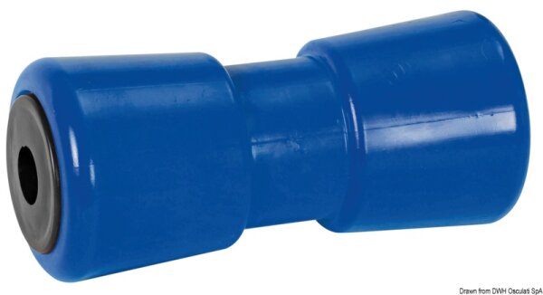 Mittlere Kielrolle, blau 286 mm Ø Bohrung 30 mm