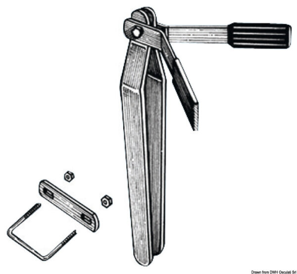 Bughalter, komplett H 50 cm