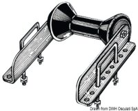 Hintere Schwenkrolle, einzeln 60 mm