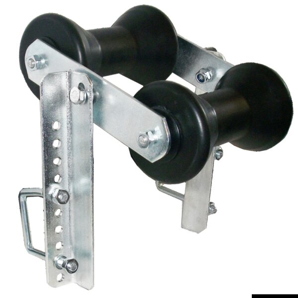 Große Mittelrolle m. Bügelverstärkung, doppelt