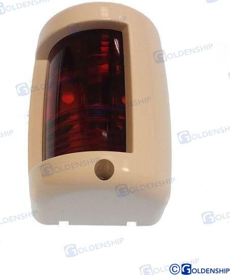 POSITIONSLICHT ROT 57MM WEISS