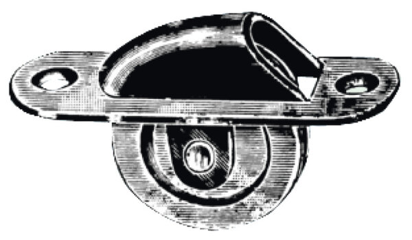 Laufrolle zur Kabelführung 60 mm