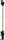 LICHT 360º ABNEHMBAR TYP A/S. 60 CM SCHW
