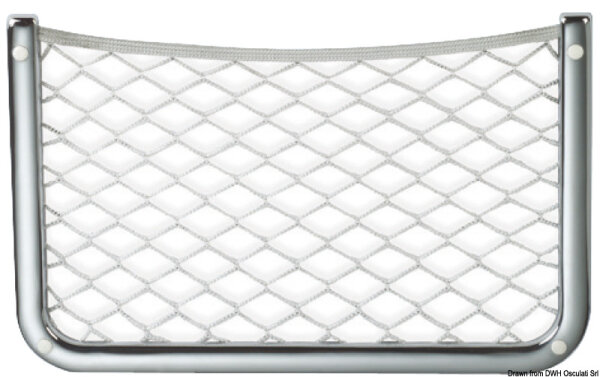 Ablagenetz mit Rahmen 345 x 220 mm