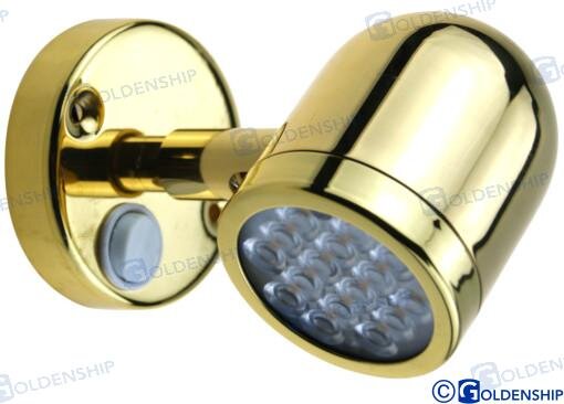 LAMPE MESSING POLIERT