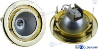 LAMPE EINBAU GOLD HALOGENO