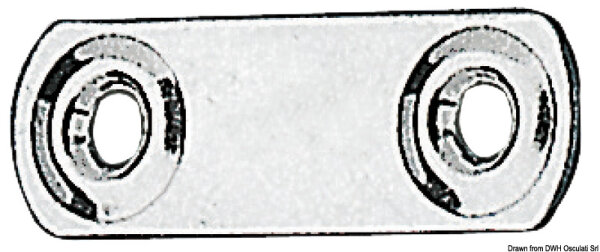 Befestigungsplättchen 50 x 16 mm