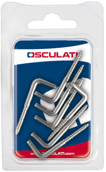 VA-Stahl Hakenschrauben 40 x 3,5 mm Blisterverpackung 7 Stk.