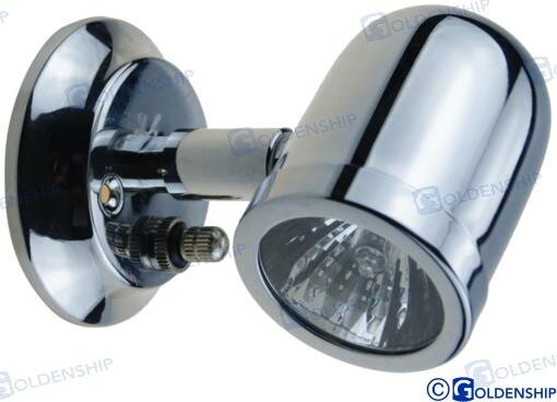 LAMPE AUS MESSIG VERCHROMT 12V 10W