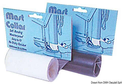 MastCollar Band zur Versiegelung Mastfußes weiß