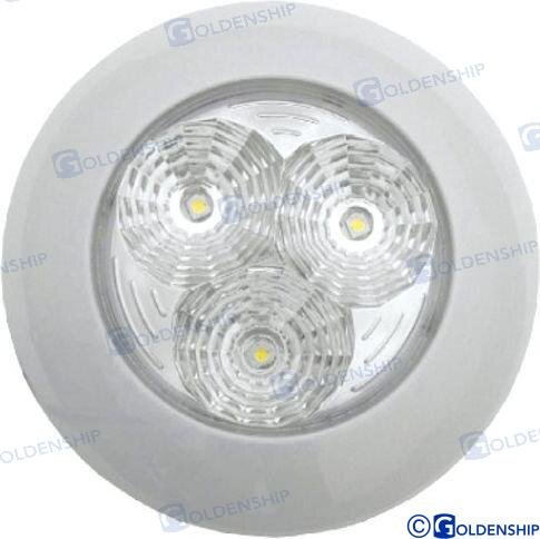 LAMPE INNEN 3W 12V-28V WEISS