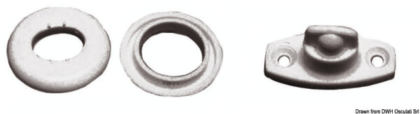 Ösen f. Persenning weiß