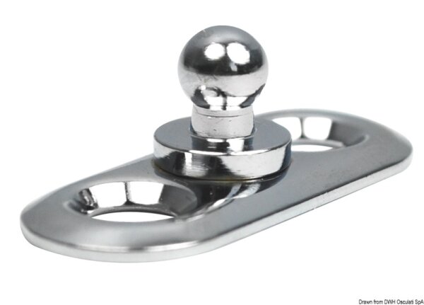 Loxx Druckknopf, Oberteil m. Platte