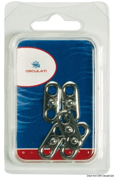 Loxx Druckknöpfe, Oberteil m. Platte Blister N. 5