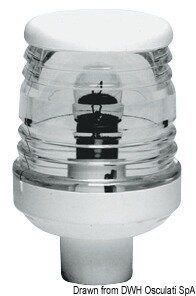 Classic 360° Topplicht, weiß m. Halterung