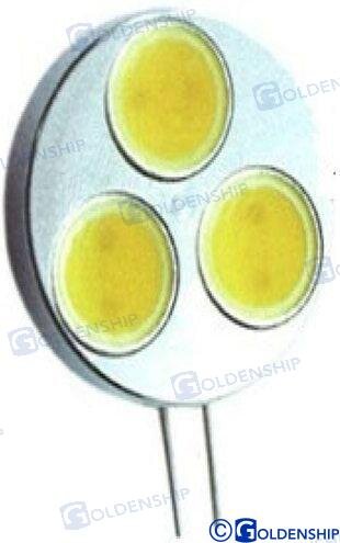 GLÜHBIRNE G4  HORIZONTAL  3LED 4,5W 12V
