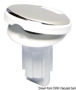 Lampenschaft Wandbefestigung, schwarz 100 cm