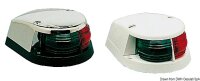 Buglicht zweifarbig rot/grün Deckel verchromt